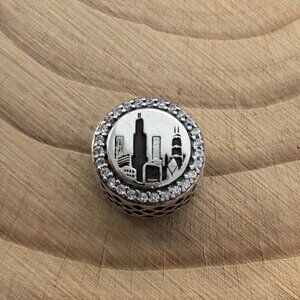 Pandora Chicago City Exclusive Charm, S925 Silver Jewelry